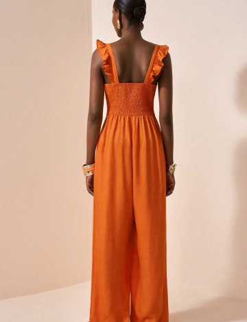 Salopetă lungă Shein, portocaliu