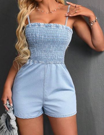 Salopetă de blugi Shein, albastru