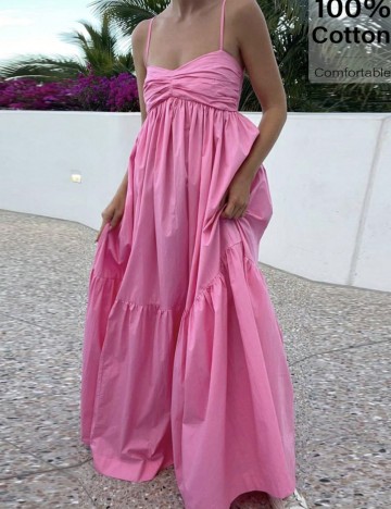 Rochie maxi Shein, roz