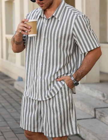 Compleu Shein MANFINITY, alb