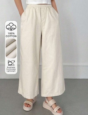 Jeans Shein FRIFUL, crem