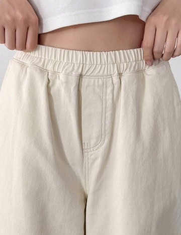 Jeans Shein FRIFUL, crem