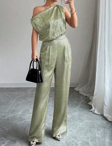 Salopetă lungă Shein, verde