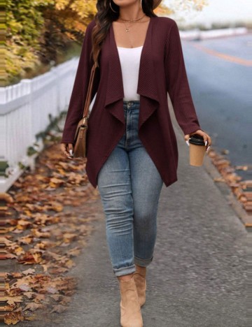 Cardigan Shein, vișiniu