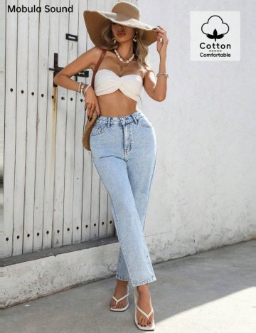 Jeans Shein, albastru