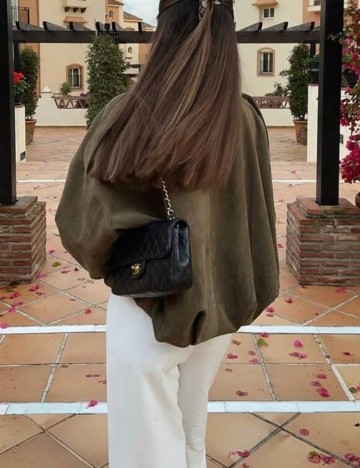 Jachetă Shein, kaki