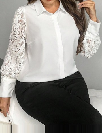 Cămașă Shein, alb