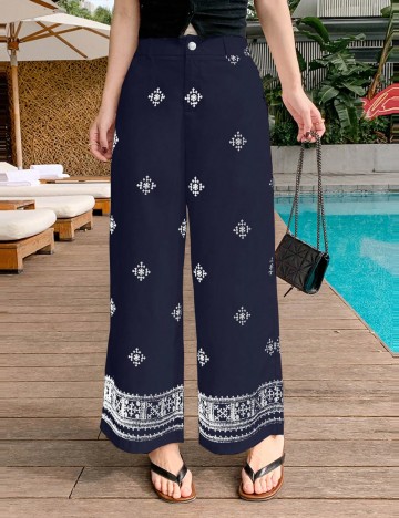 Pantaloni Shein, albastru