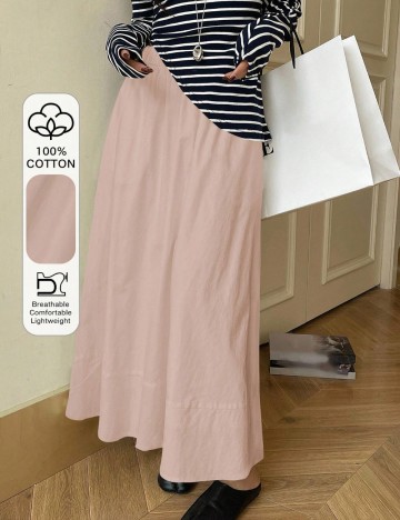 Fustă maxi Shein, roz