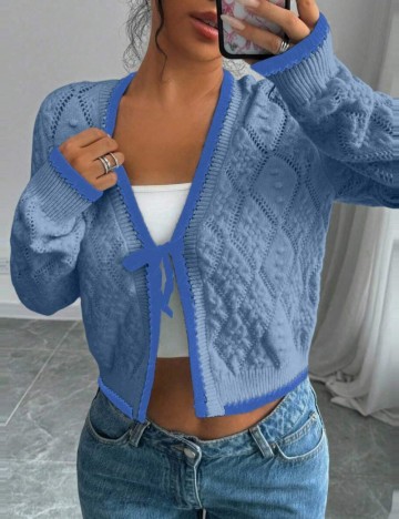 Cardigan Shein, albastru