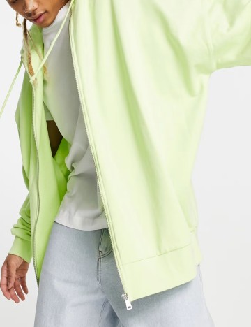 Hanorac Cu Fermoar ASOS, verde