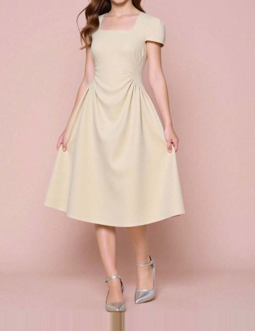 Rochie midi Shein, bej