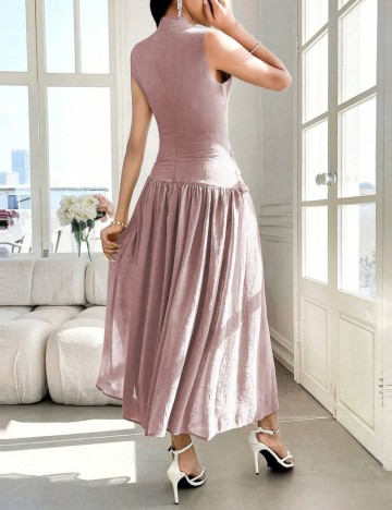 Rochie midi Shein, roz