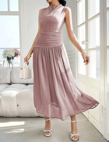 Rochie midi Shein, roz