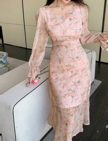 Rochie midi Shein DAZY, mix culori