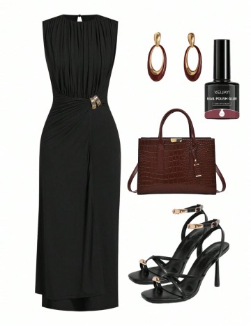 Rochie maxi Shein, negru