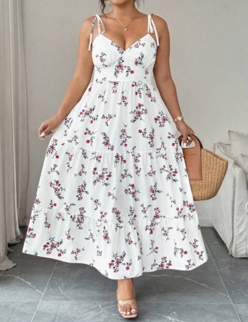 Rochie midi Shein, mix culori