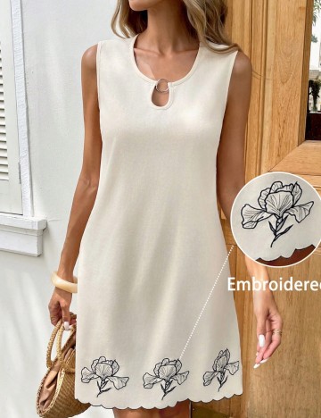 Rochie mini Shein, crem