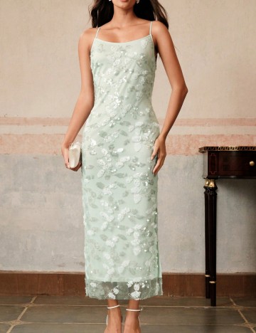 Rochie midi Shein, verde