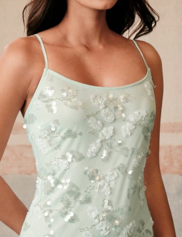 Rochie midi Shein, verde