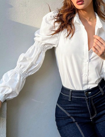 Cămașă Shein, alb