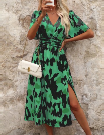 Rochie midi Shein, mix culori