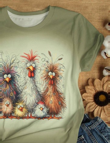 Tricou Shein, mix culori