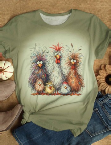 Tricou Shein, mix culori