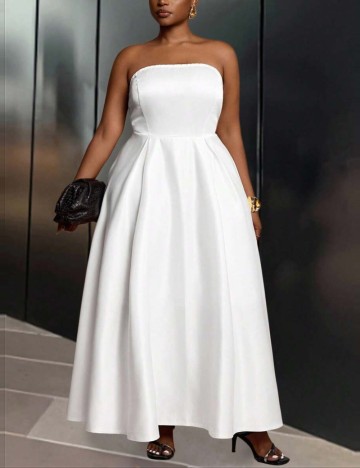 Rochie maxi Shein, alb