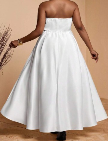 Rochie maxi Shein, alb