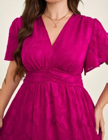 Rochie midi Shein, roz