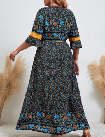 Rochie midi Shein, mix culori