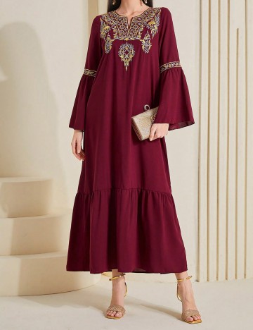 Rochie midi Shein, vișiniu