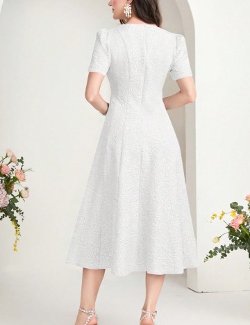 Rochie midi Shein, alb