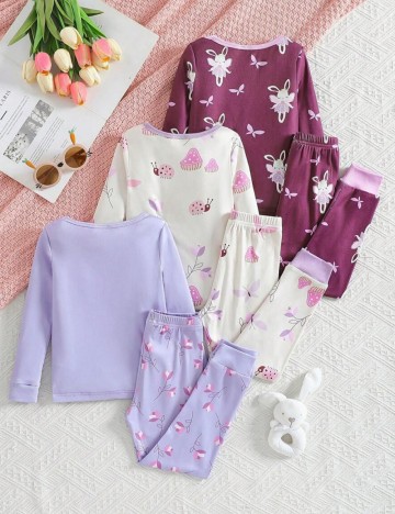 Set pijamale Shein, mix culori