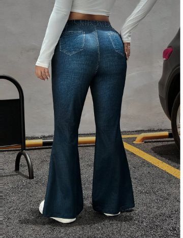 Colanti Shein Curve+, albastru