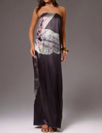 Rochie maxi Shein MUSERA, mix culori