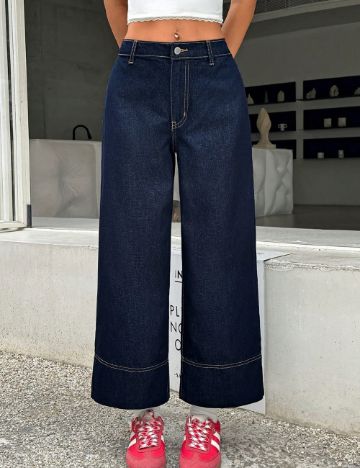 Pantaloni Shein, albastru