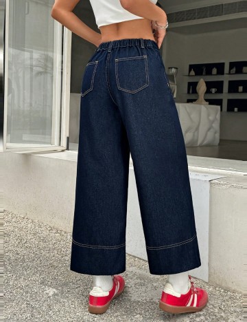 Pantaloni Shein, albastru