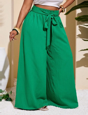 Pantaloni Shein Curve+, verde
