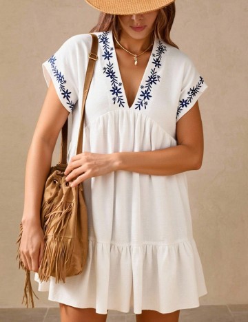 Rochie mini Shein, alb