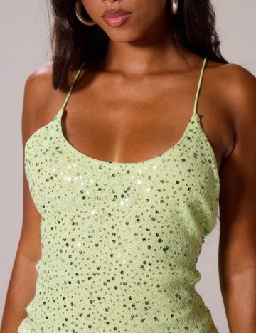 Rochie mini Shein MUSERA, verde