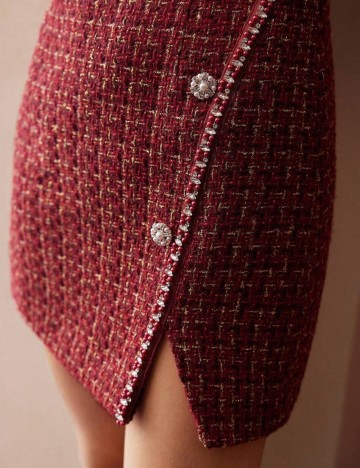 Rochie mini Shein MOTF, vișiniu