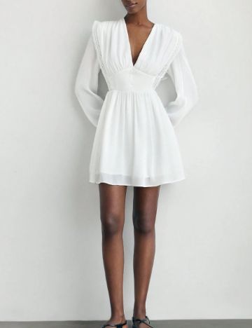 Rochie mini Shein, alb