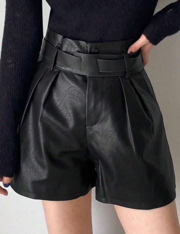 Pantaloni scurți Shein DAZY, negru