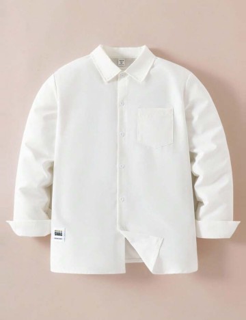 Cămașă Shein, alb