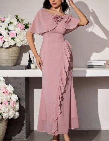 Rochie midi Shein, roz