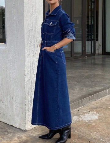 Rochie de blugi Shein, albastru