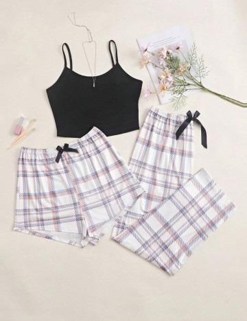 Compleu pijamale Shein, mix culori