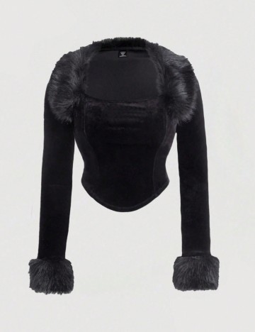 Bluză Shein Curve+, negru